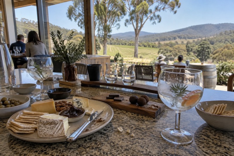 Private Six-Seat, Cheese And Gin