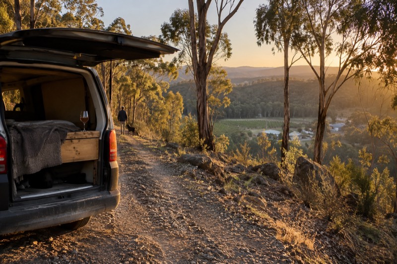 Six-Guest Mercedes Van, Food And Wine